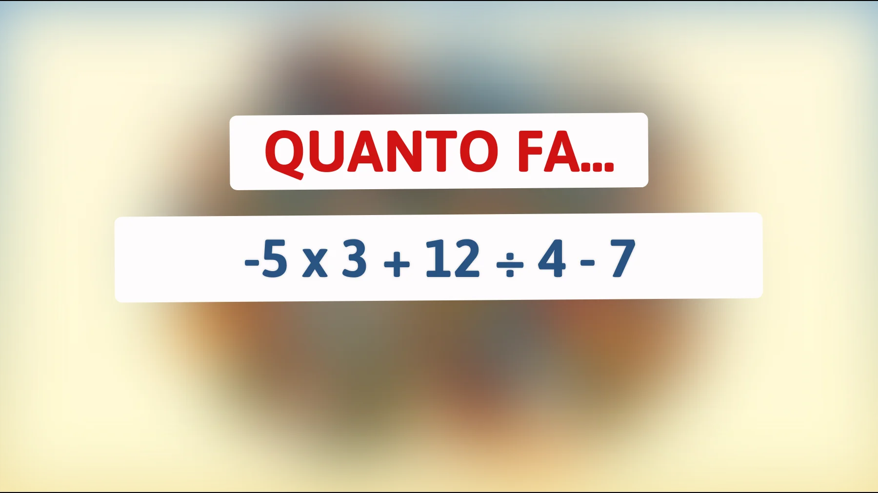 "La Sfida Matematica che Solo i Veri Geni Riusciranno a Risolvere: Sei Pronto a Mettere alla Prova il Tuo Intuito?""