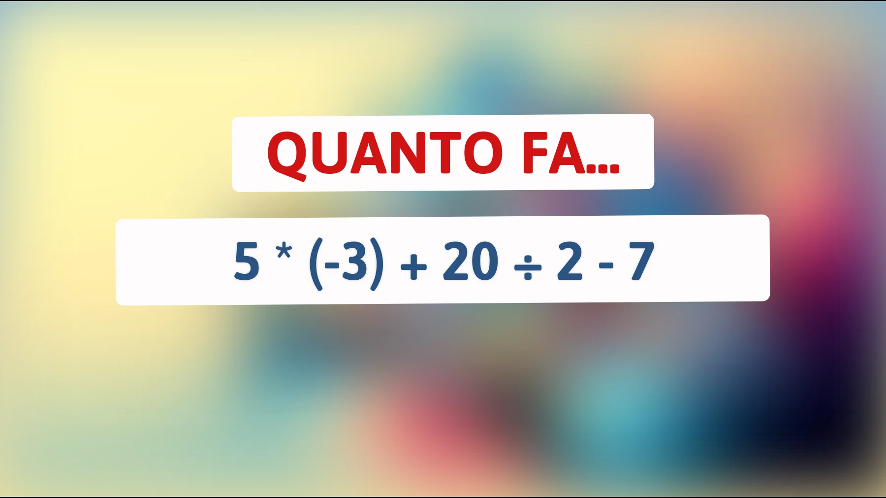 Scopri se sei un genio matematico: riesci a risolvere questo indovinello impossibile che sta sfidando tutti?"