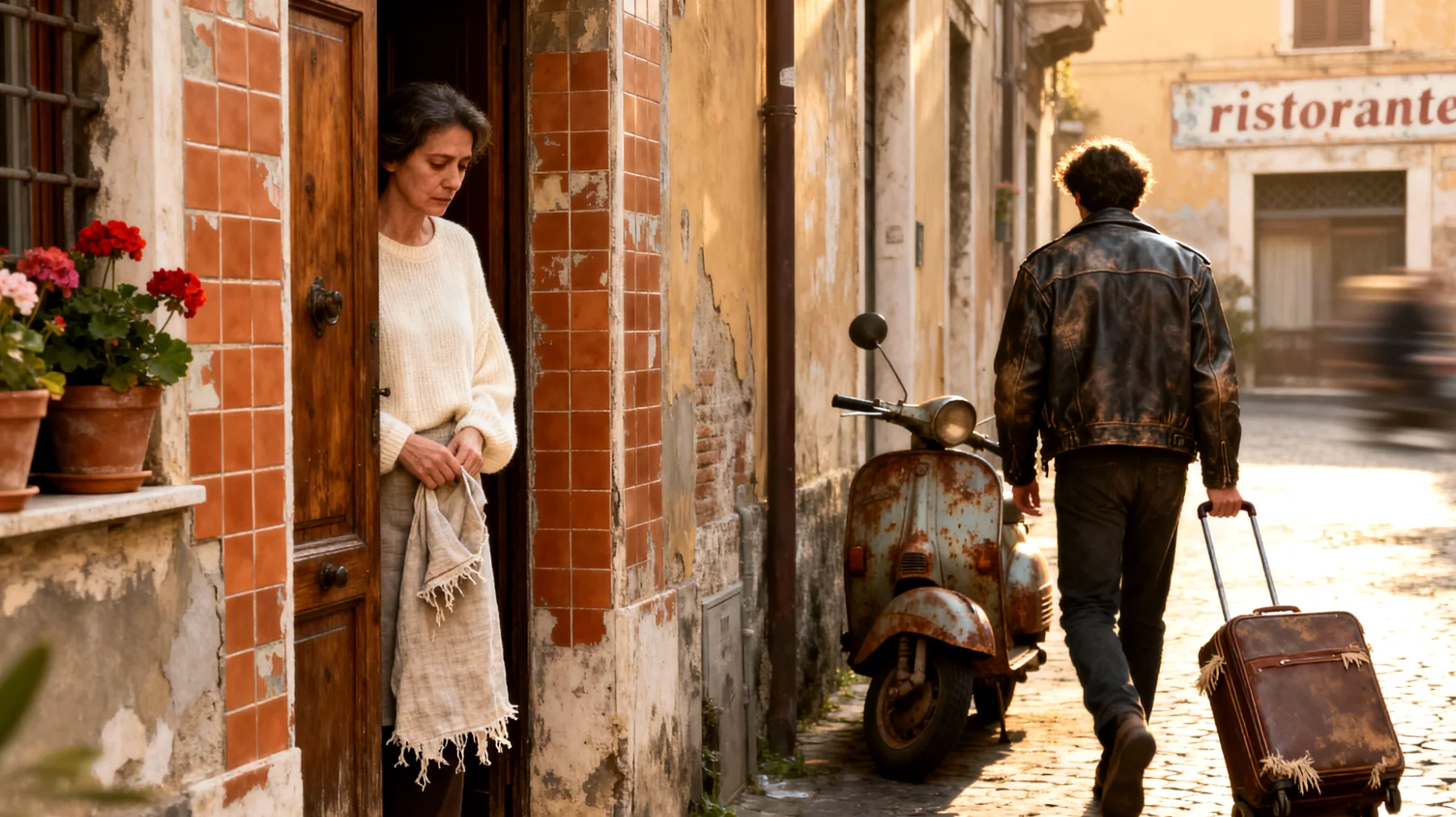 Una mamma vive con ansia il progressivo distacco emotivo del figlio ormai giovane adulto, che si sta costruendo la propria vita autonoma, e teme di perdere l'intimità e la complicità che avevano quando era più piccolo"