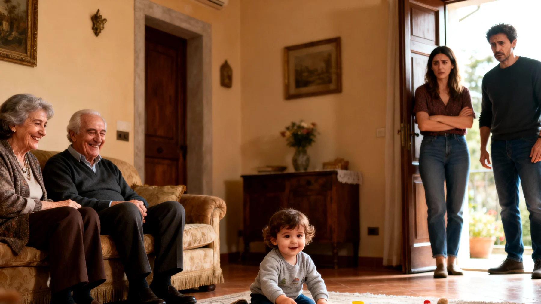 I nonni faticano a stabilire limiti chiari con i nipoti bambini, cedendo facilmente alle loro richieste per evitare capricci o dispiaceri, creando confusione educativa e possibili tensioni con i genitori"