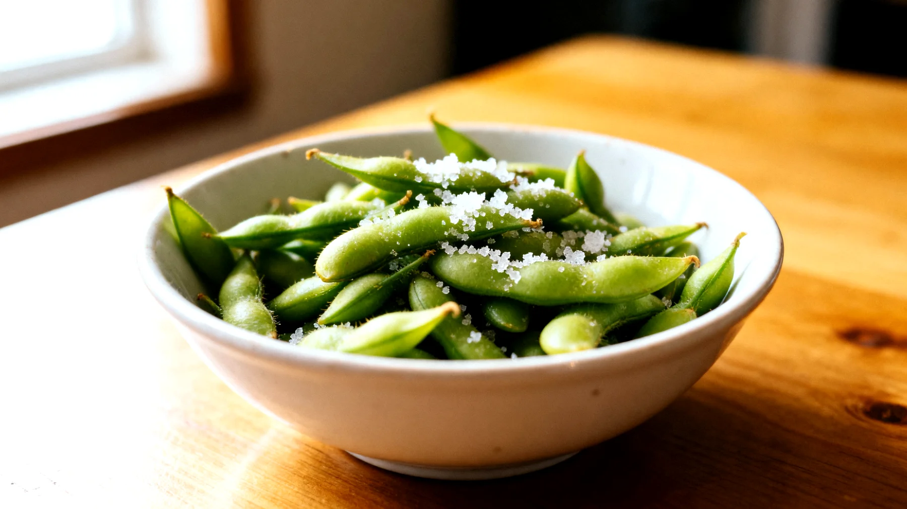 Edamame (fagioli di soia verdi)"