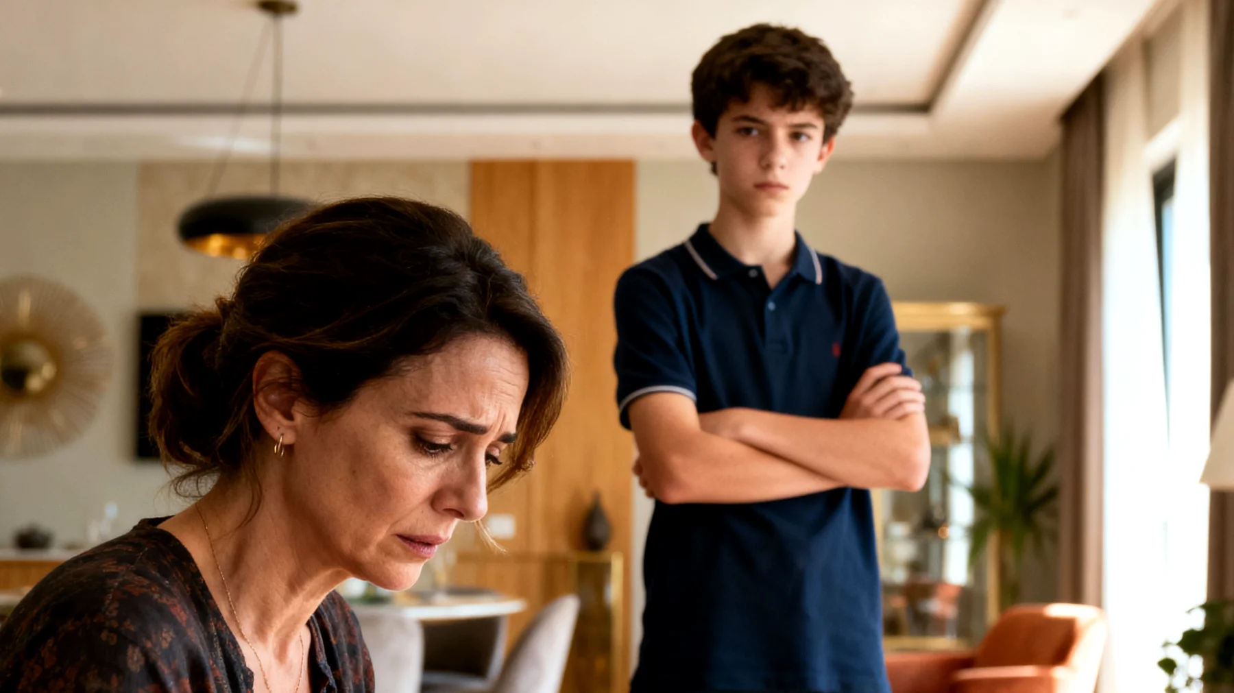 Una mamma fatica a porre limiti chiari al figlio adolescente per paura di deludere le sue aspettative, di essere vista come 'cattiva' o di rovinare il rapporto affettivo con lui, finendo per cedere continuamente alle sue richieste anche quando sa che dovrebbe rifiutare"