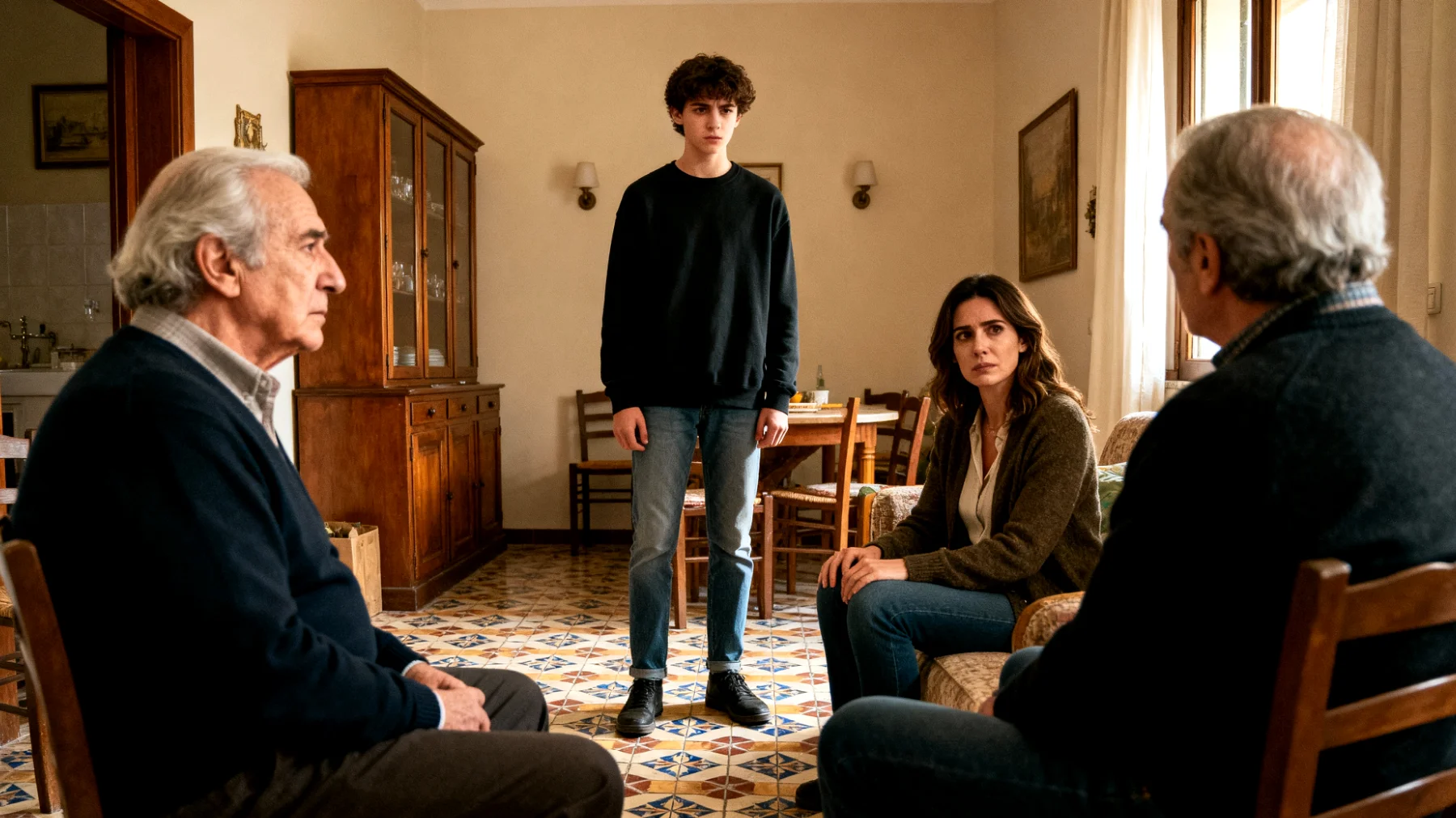 I nonni si sentono esclusi e in conflitto con i genitori dei nipoti giovani adulti per divergenze sui valori educativi, scelte di vita e confini familiari, mentre i nipoti si trovano in mezzo a tensioni generazionali"