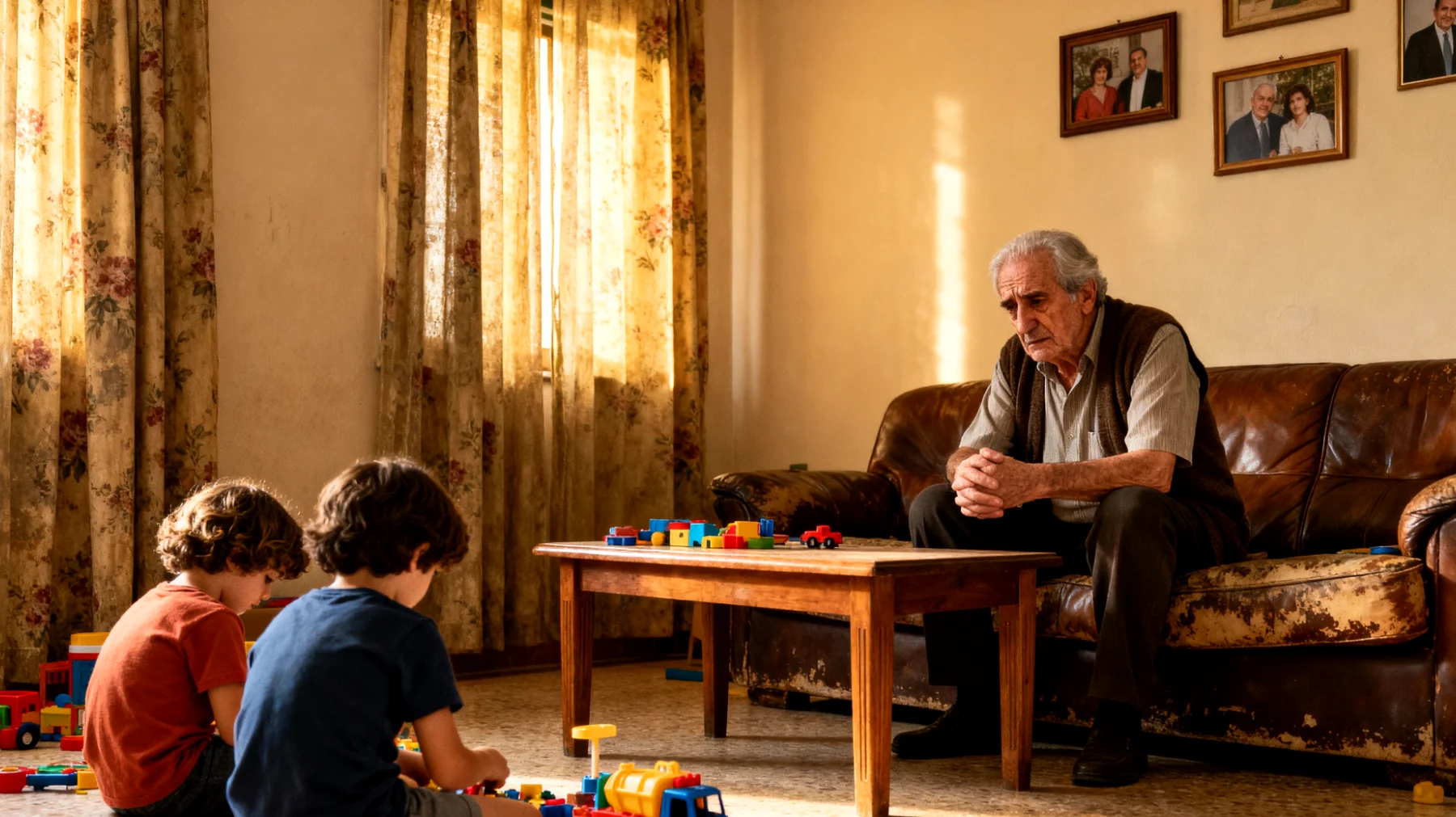 Il nonno fatica a comunicare con i nipoti bambini perché usa un linguaggio troppo formale e distaccato, non riesce a mettersi al loro livello e spesso si sente incompreso o ignorato durante le conversazioni"